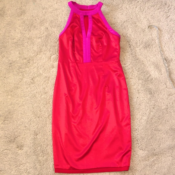 Jay Godfrey Halter Color Block Dress - Picture 7 of 9